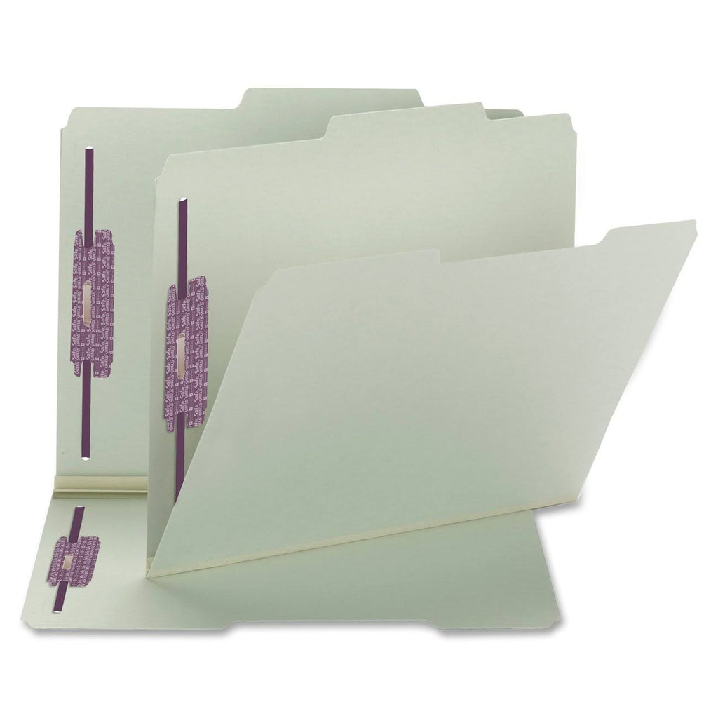 Letter Size Pressboard Classification Folders with Fasteners, 25 per Box I215185
