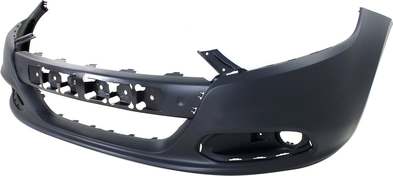 Front Bumper Cover Primed with Tow Hook Holes T480902