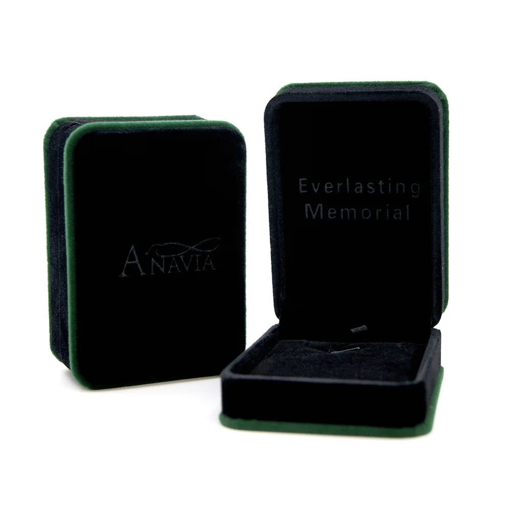 Rose Gold Heart Cremation Jewelry Necklace Urn with Velvet Jewelry Box B632