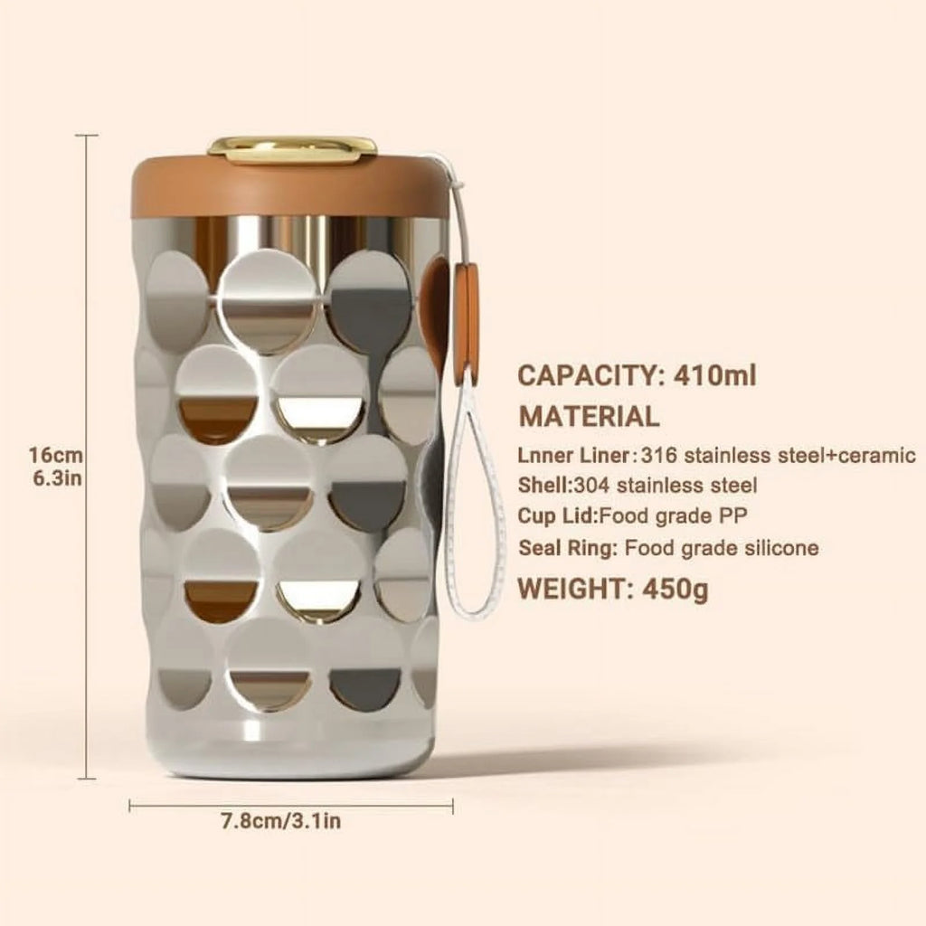 410ml 316 Stainless Steel Coffee Thermos J12476