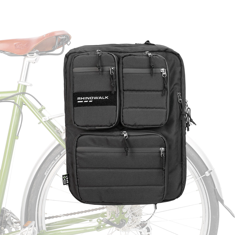 Rearseat Bag for Bikes Large Capacity Cycling Bag with Waterproof Raincover A9851