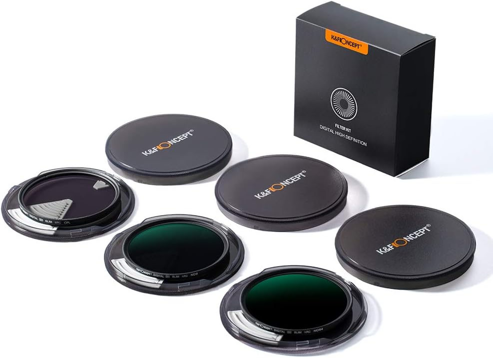 67mm ND8 ND64 CPL Circular Polarizer Filter Kit with 24 Multi-Layer Coatings, Pack of 2 A10163