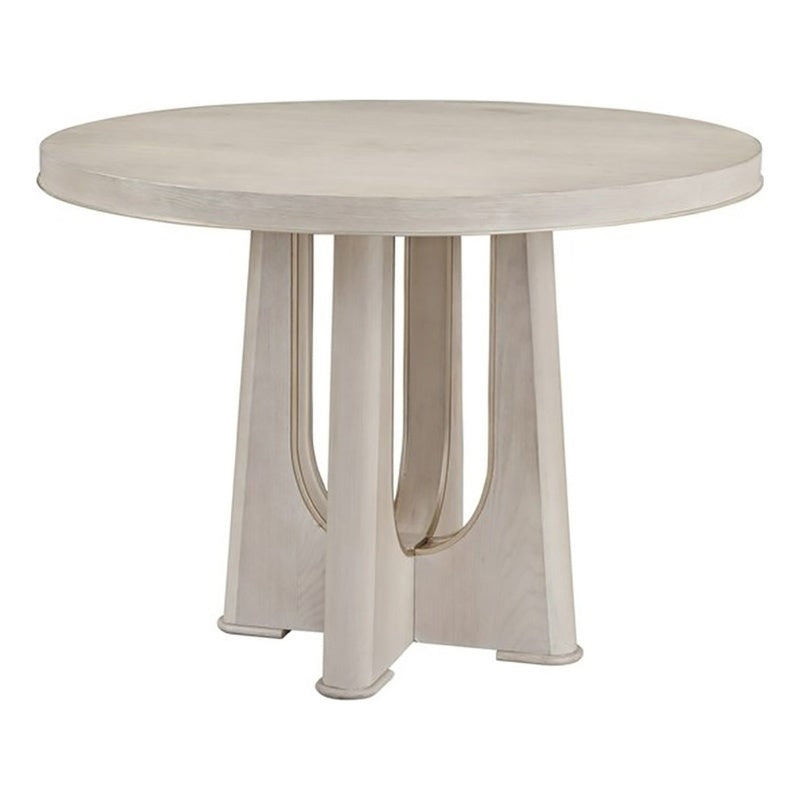Washed Blond Oak Wood Dining Table K886