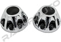 Chrome 17" 2pcs Rear Wheel Center Hub Cap Cover for Chevy Silverado 3500 Dually & GMC Sierra 3500 T90763