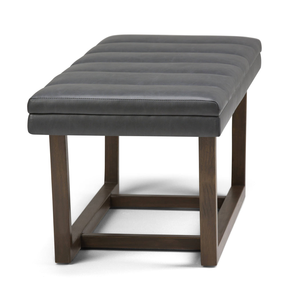 Stone Grey Ottoman Bench H3805