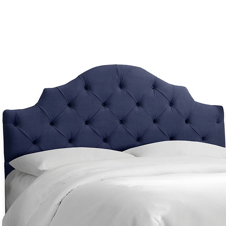 King Headboard in Velvet Navy A146023