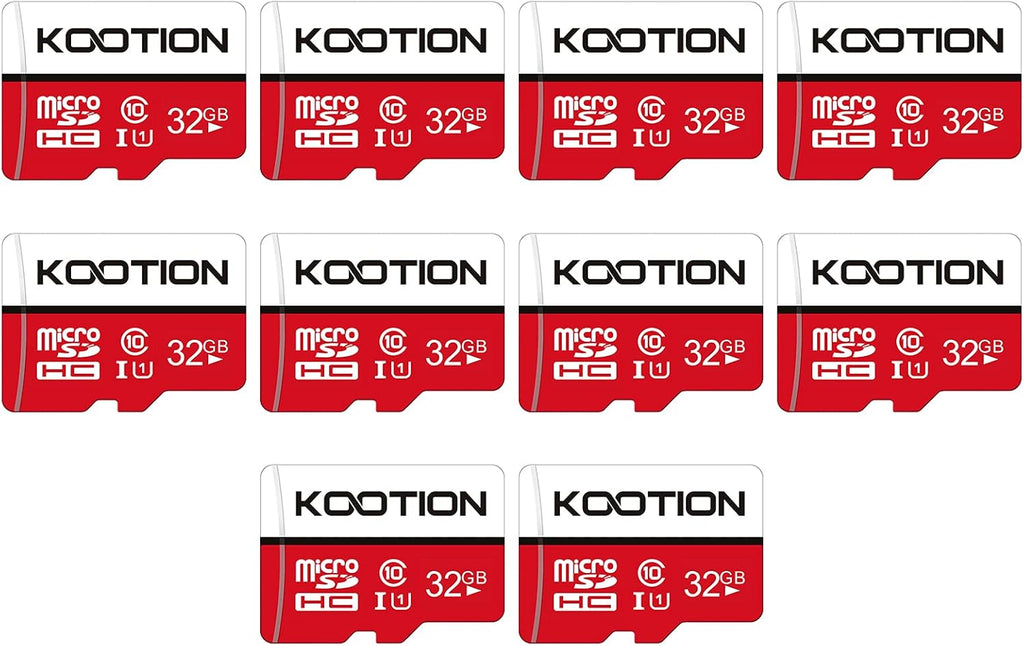 10-Pack 32 GB Micro SDHC UHS-1 Memory Card K80941