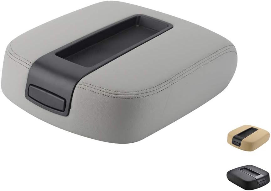 Gray Center Console Lid Armrest Cover Pack of 2 E4700