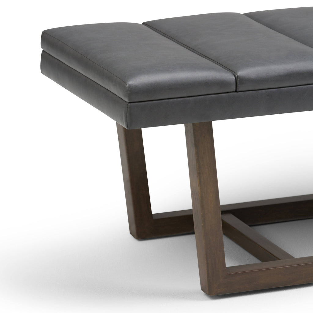 Stone Grey Ottoman Bench H3805