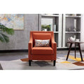 Orange Linen Armchair Q14433