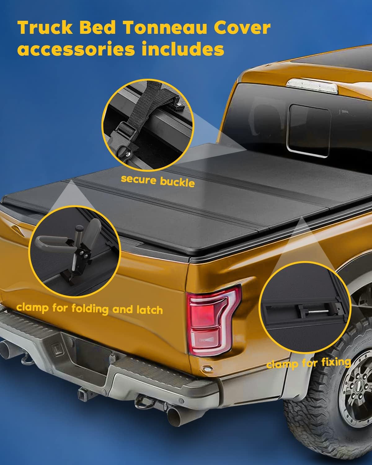 Hard Tri-Fold Truck Bed Tonneau Cover D670