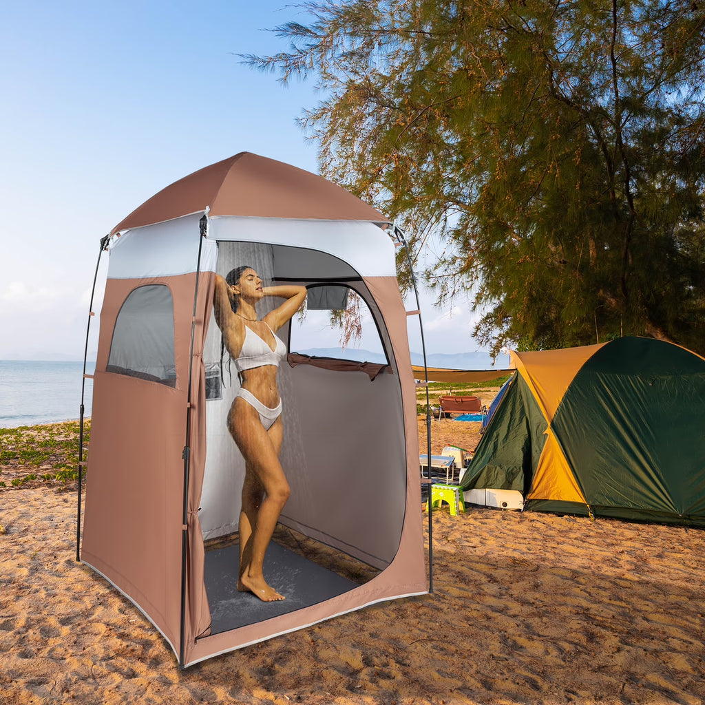 Portable Outdoor Shower Tent Camp Toilet Rain Shelter B2312