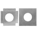 8 dia. Type B Square Gas Vent Pipe Double Wall Aluminum O9851
