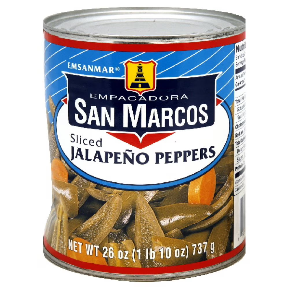 Sliced Jalapeno Tin, 26-ounces (Pack of 20) A102626