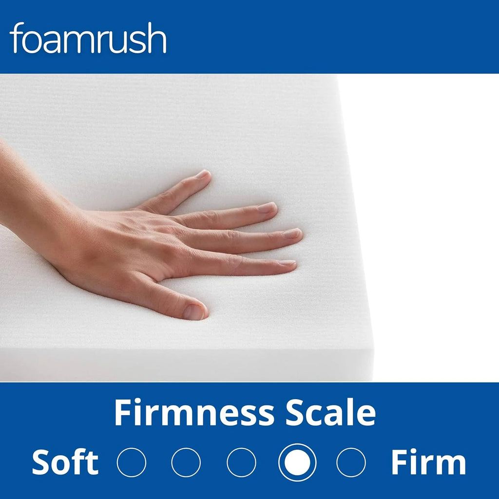 18" X 82" Cool Gel Memory Foam Bench Cushion Replacement Medium Firm W63532