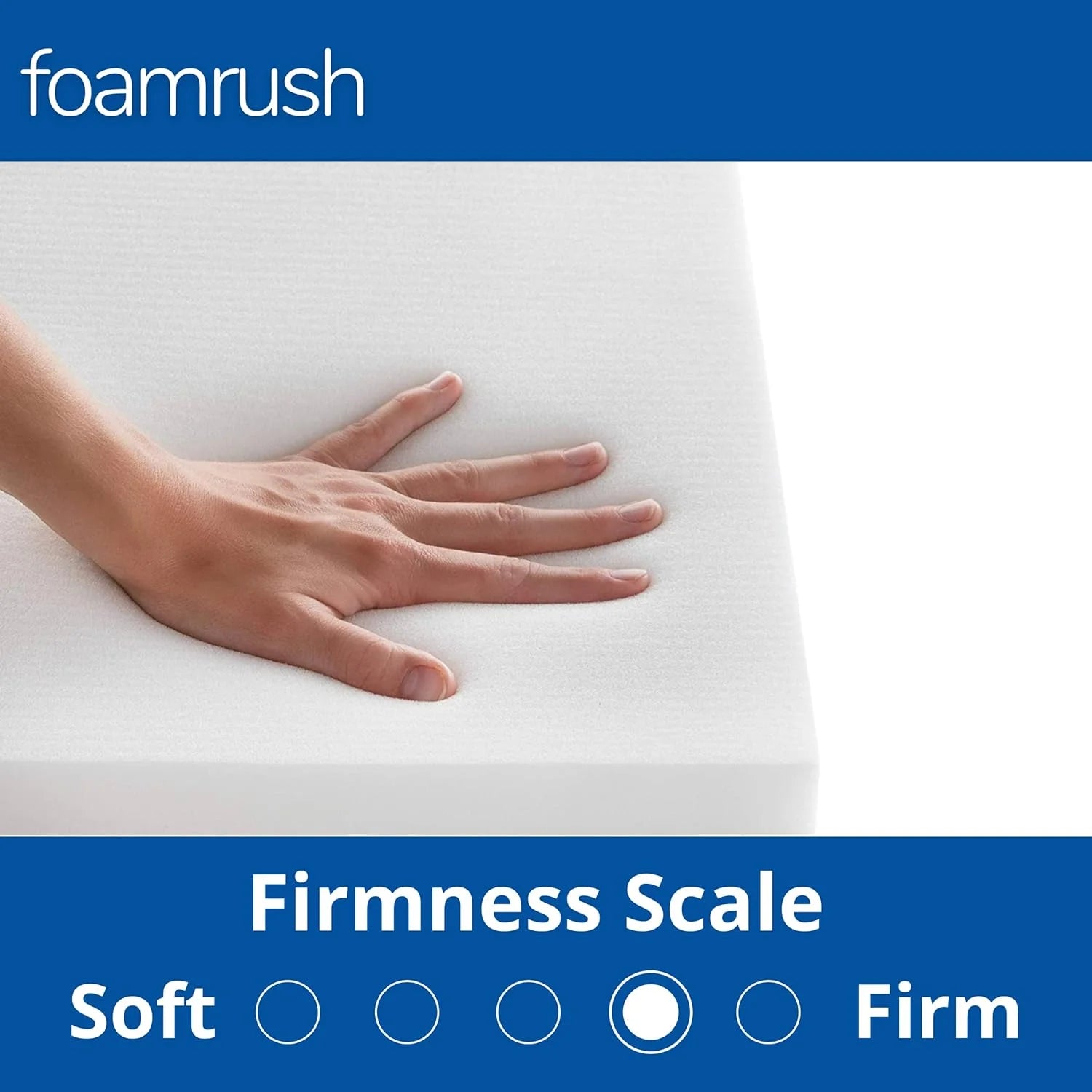 18" X 82" Cool Gel Memory Foam Bench Cushion Replacement Medium Firm W63532