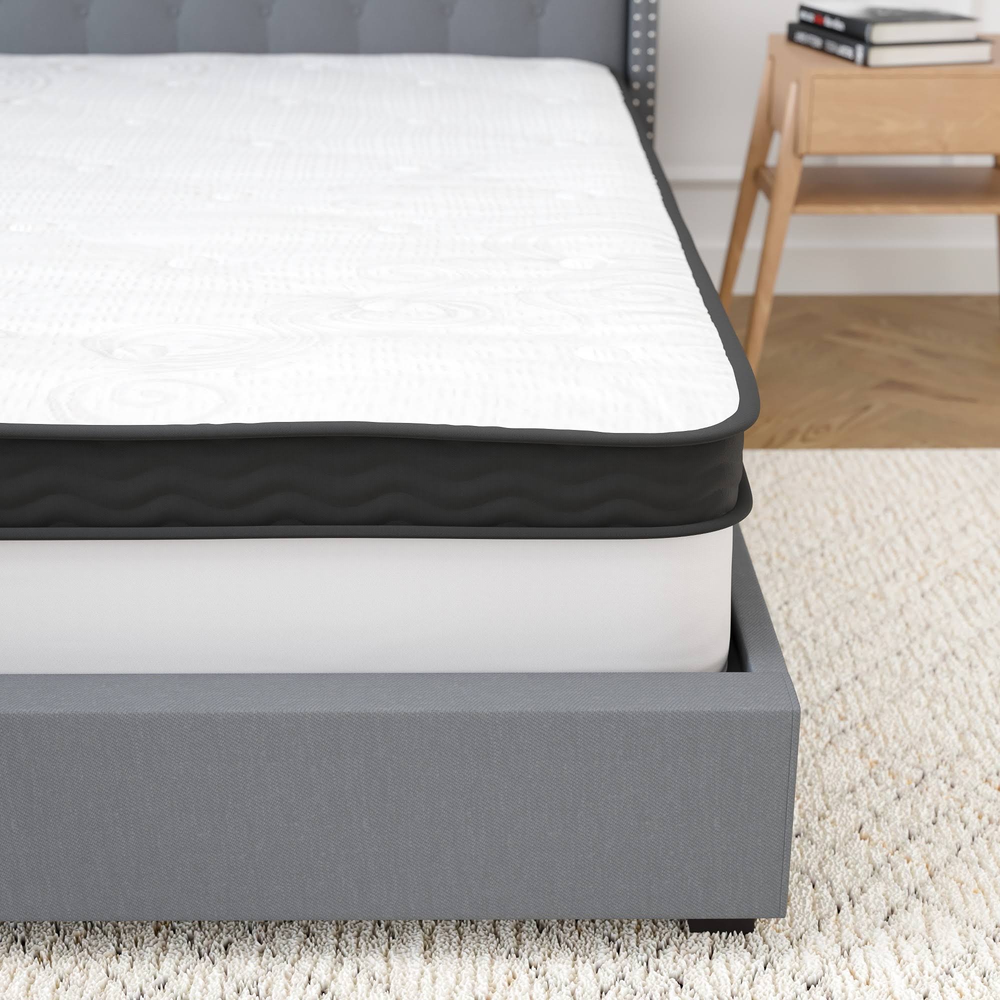 12 inch Twin Hybrid Pocket Spring Memory Foam Mattress P197