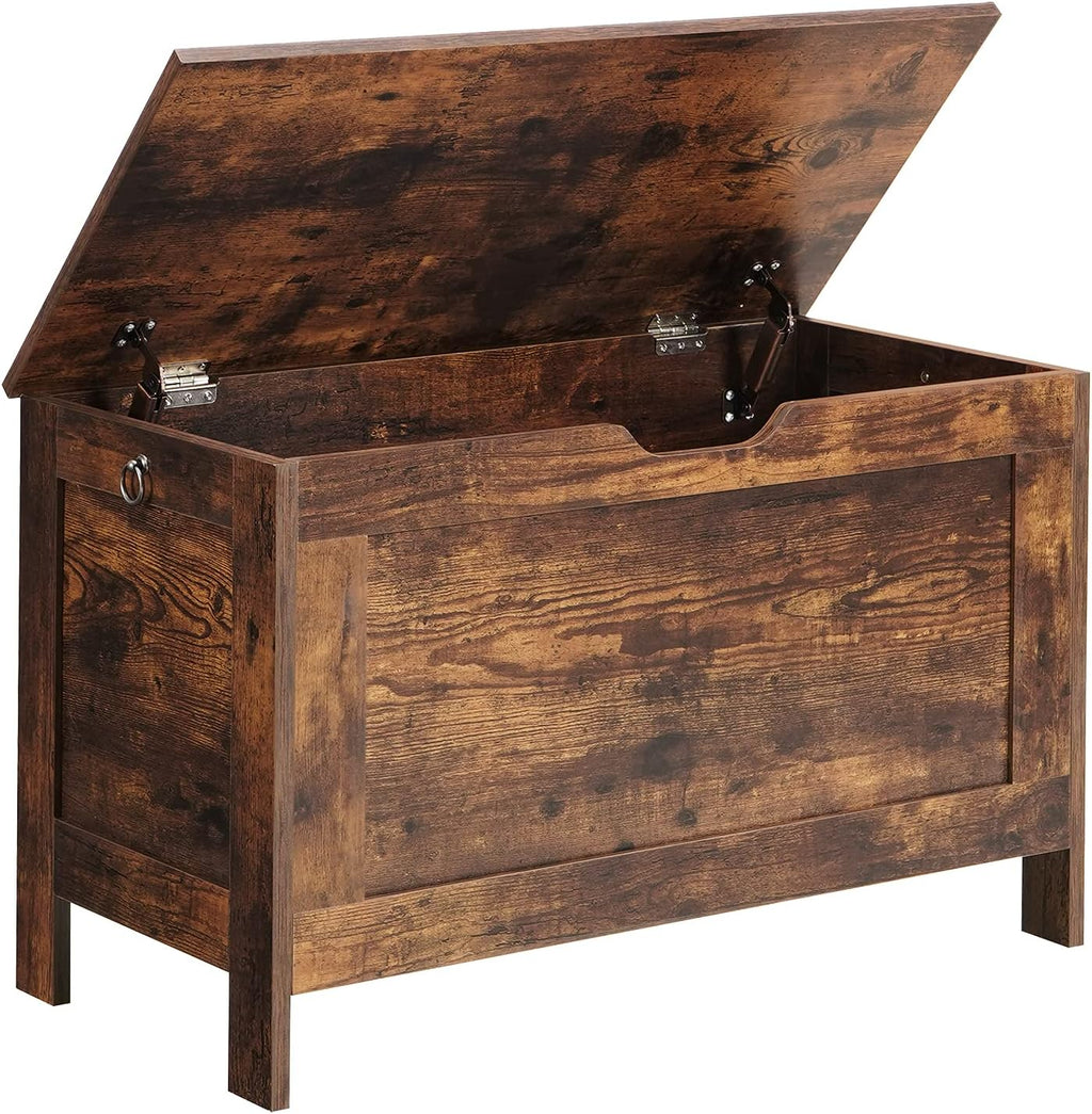 Rustic Brown Lift Top Storage Chest D44716