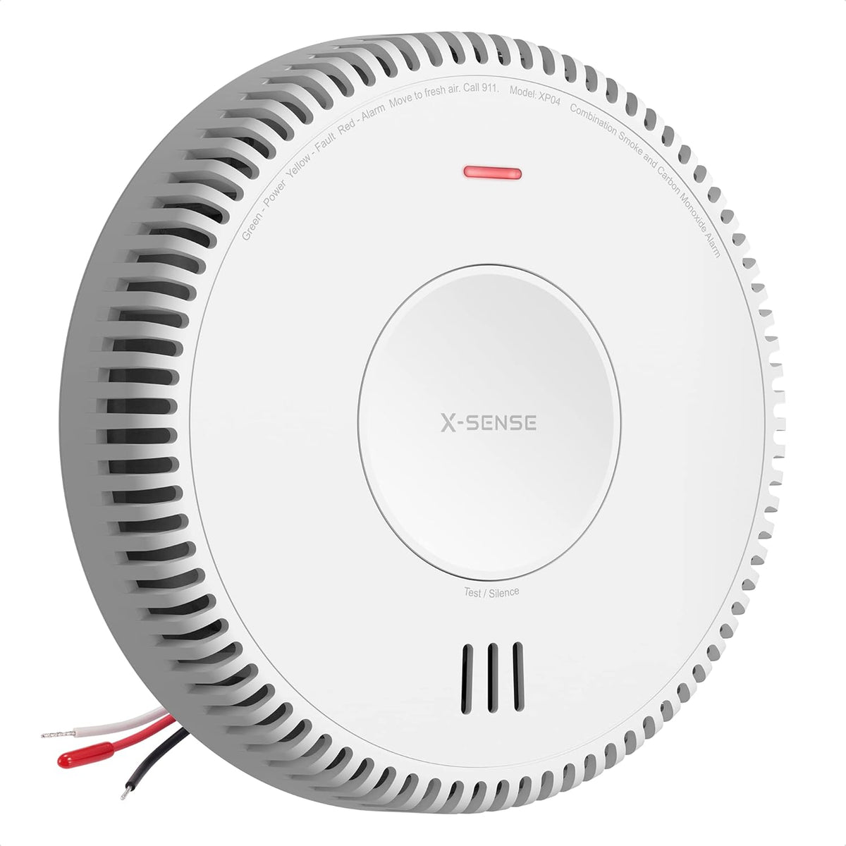 Hardwired Combination Smoke and Carbon Monoxide Detector with Battery Backup S74482
