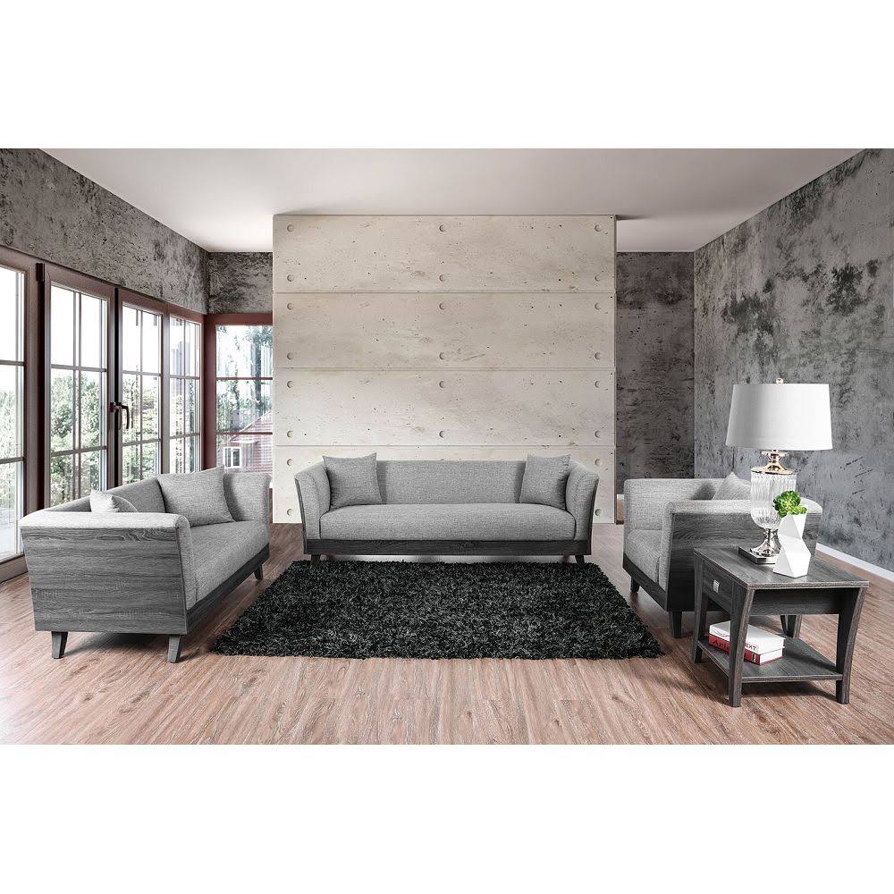 Gray Loveseat F5587