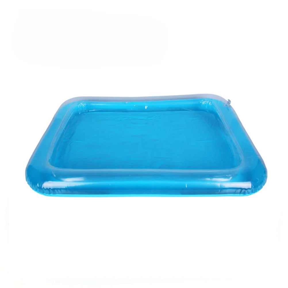 Blue Inflatable Sandbox Play Sand Tray E38467