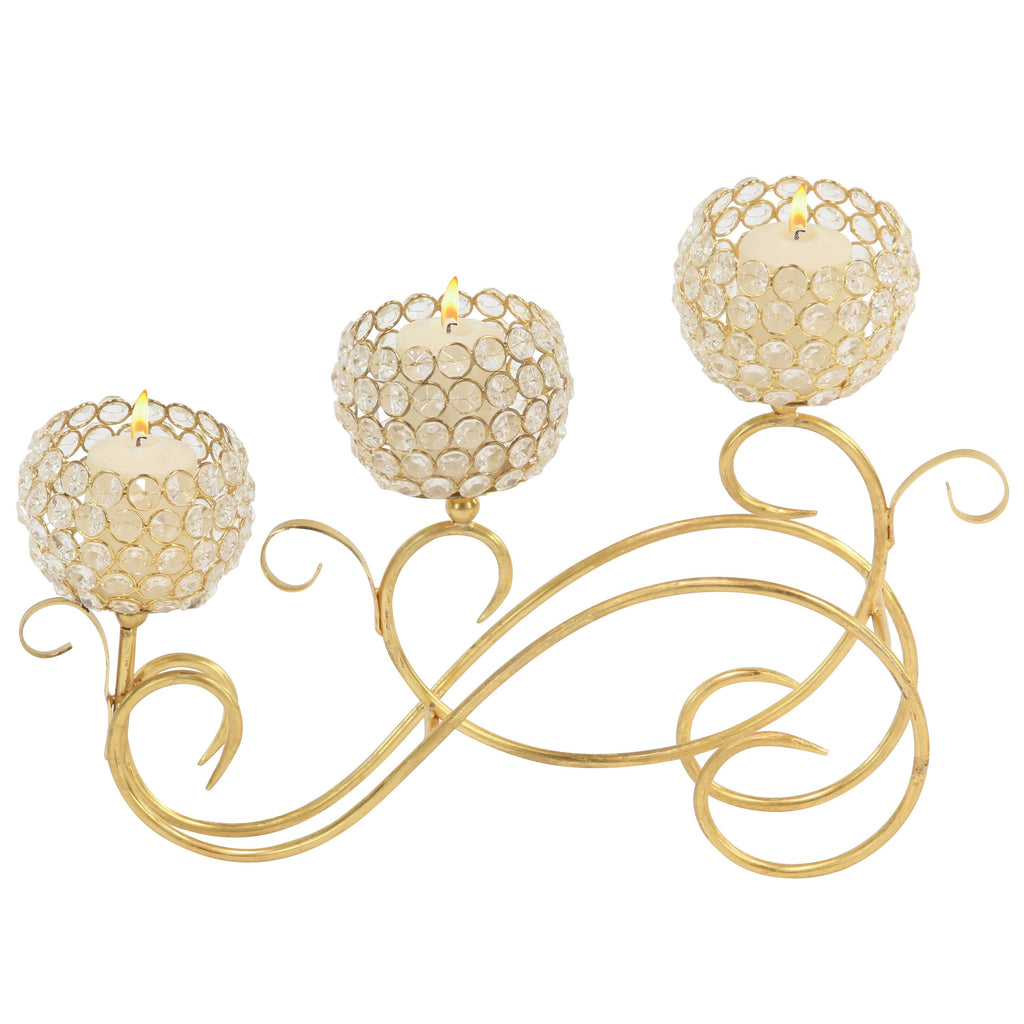 Gold-Tone Candle Holder T6300