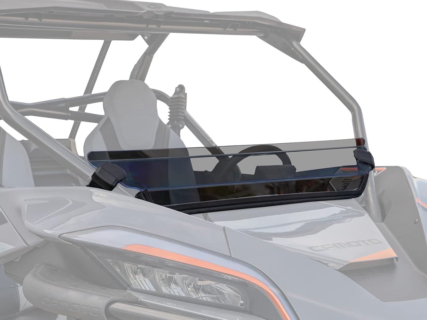 Half Windshield Clear Standard 1/4" Polycarbonate Y6921