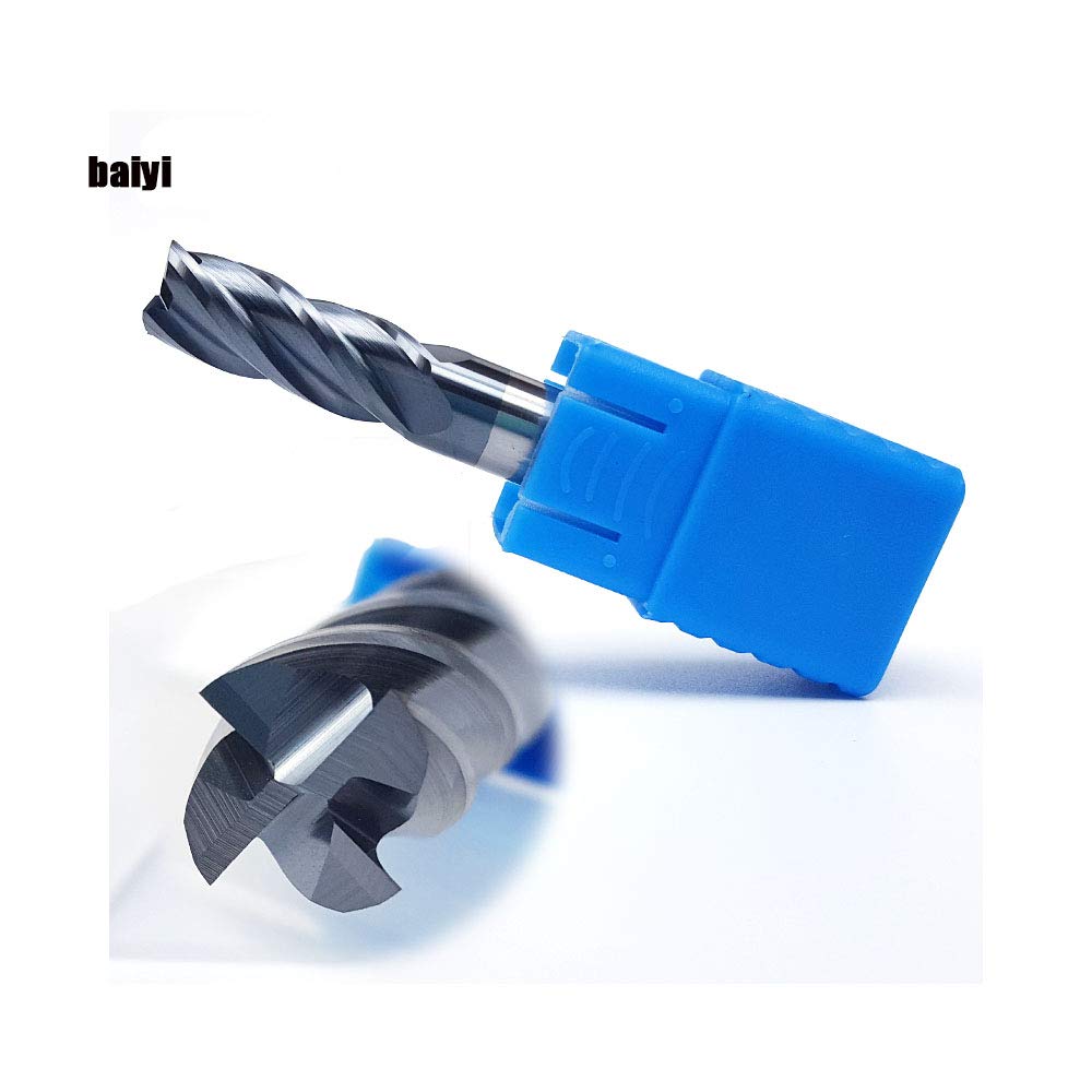 1/8 Carbide Square End Mill, 4 Flute, AlTiN Coating Y490034