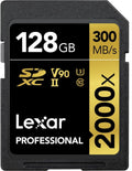 128GB SDXC UHS-II Card, Up To 300MB/s Read L83735
