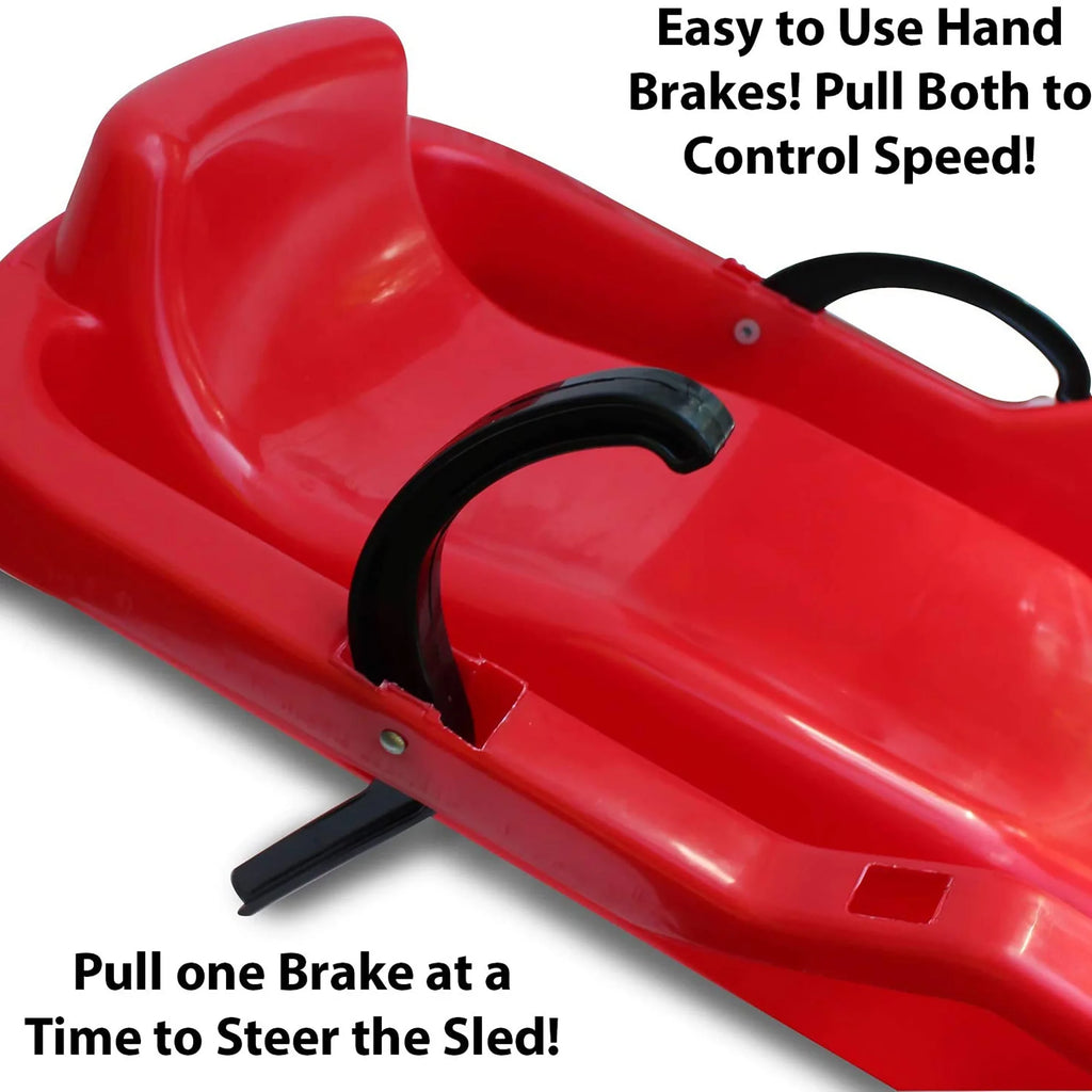 Flexible Flyer Winter Heat Sled with Brakes, 38 Inches P421918