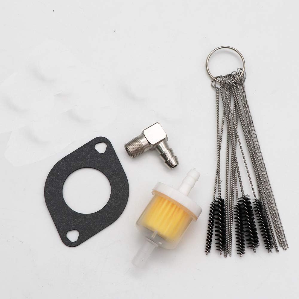 Carburetor with Gaskets & Carbon Dirt Jet Cleaner Tool Kit Pack of 2 B3813
