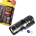 900 Lumens Mini LED Flashlight with Tactical Keychain Light H219229
