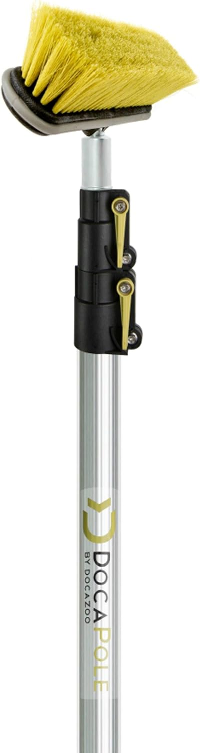 11 Inch Medium Bristle Deck Brush with Telescoping Pole L403157