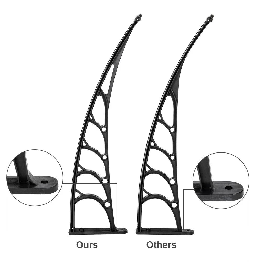 Black Bracket Patio Awning X798613
