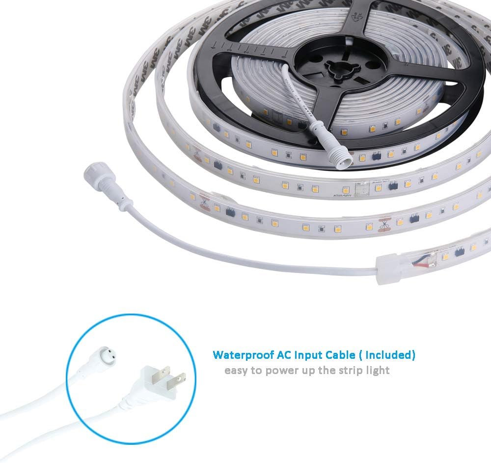 Dimmable LED Strip Lights 16.4ft Under Cabinet Light I5340