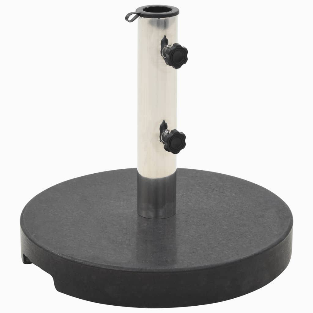 Granite Parasol Base 44.1 lb Round Black O901600