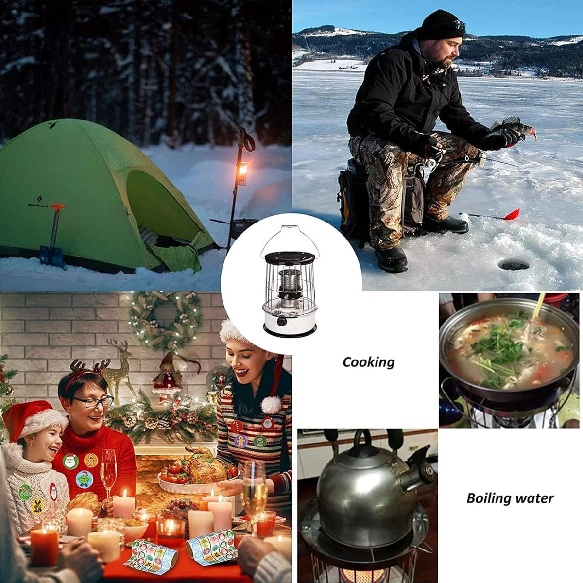 Portable Kerosene Heater Stove, 10000BTU, 6L T997