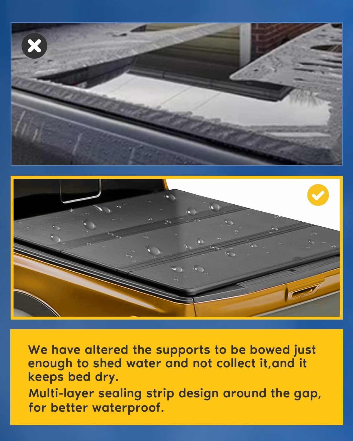 Hard Tri-Fold Truck Bed Tonneau Cover D670