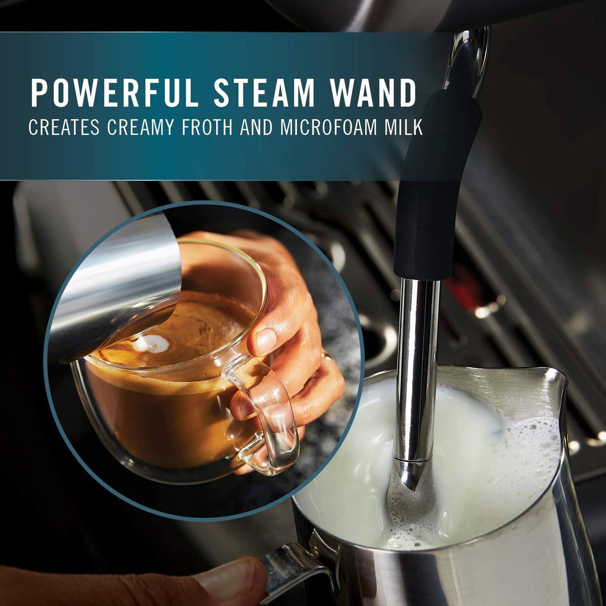 Espresso Machine with Steam Wand X13008