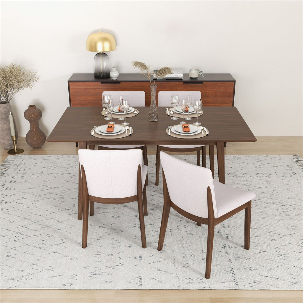 Mid Century Modern Kitchen Table and Chairs for 4 K643074