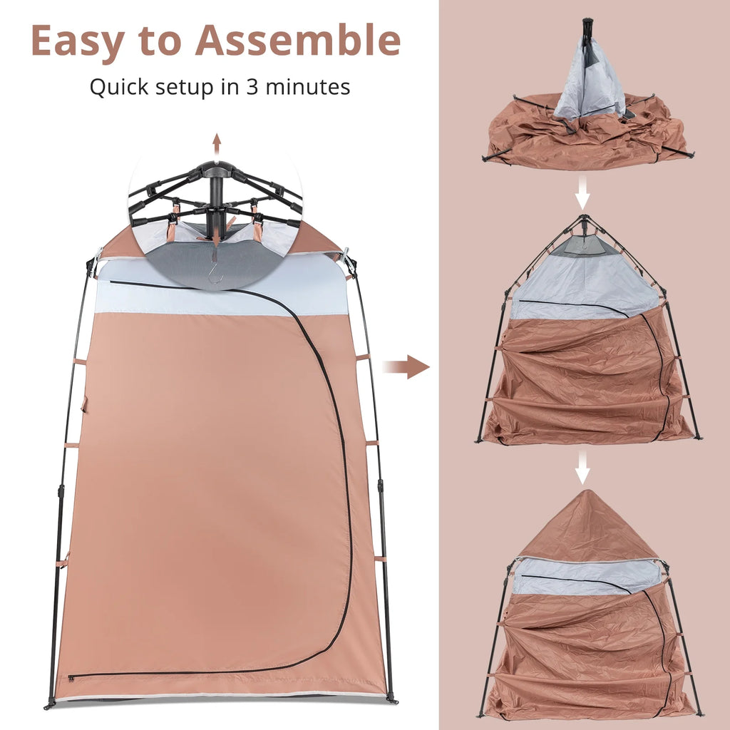 Portable Outdoor Shower Tent Camp Toilet Rain Shelter B2312