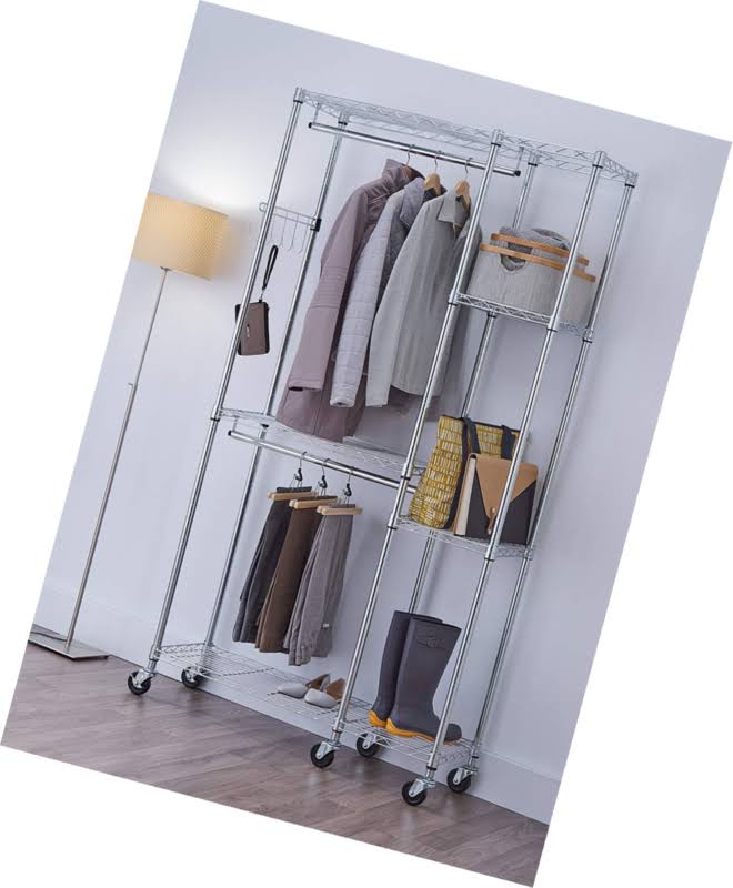 Chrome Mobile Closet Organizer X63713