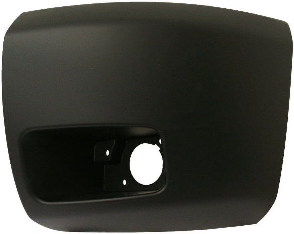 Primed Front Bumper End Cap with Fog Light Hole C180810