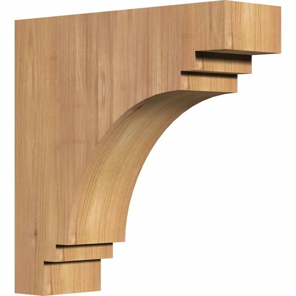 3 1/2x22W x 12x22D x 12x22H Western Red Cedar Corbel I523
