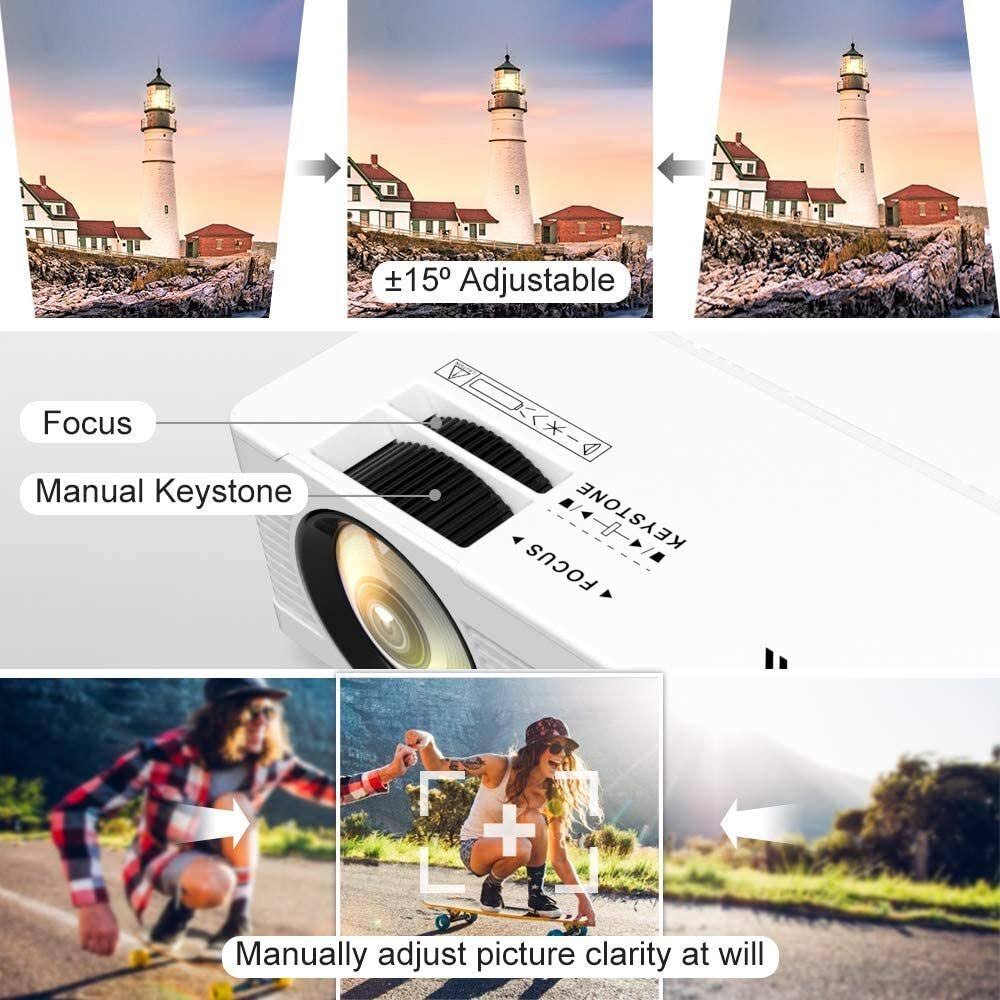 Mini LCD Projector 4500 Lumens Full HD 1080p R40431