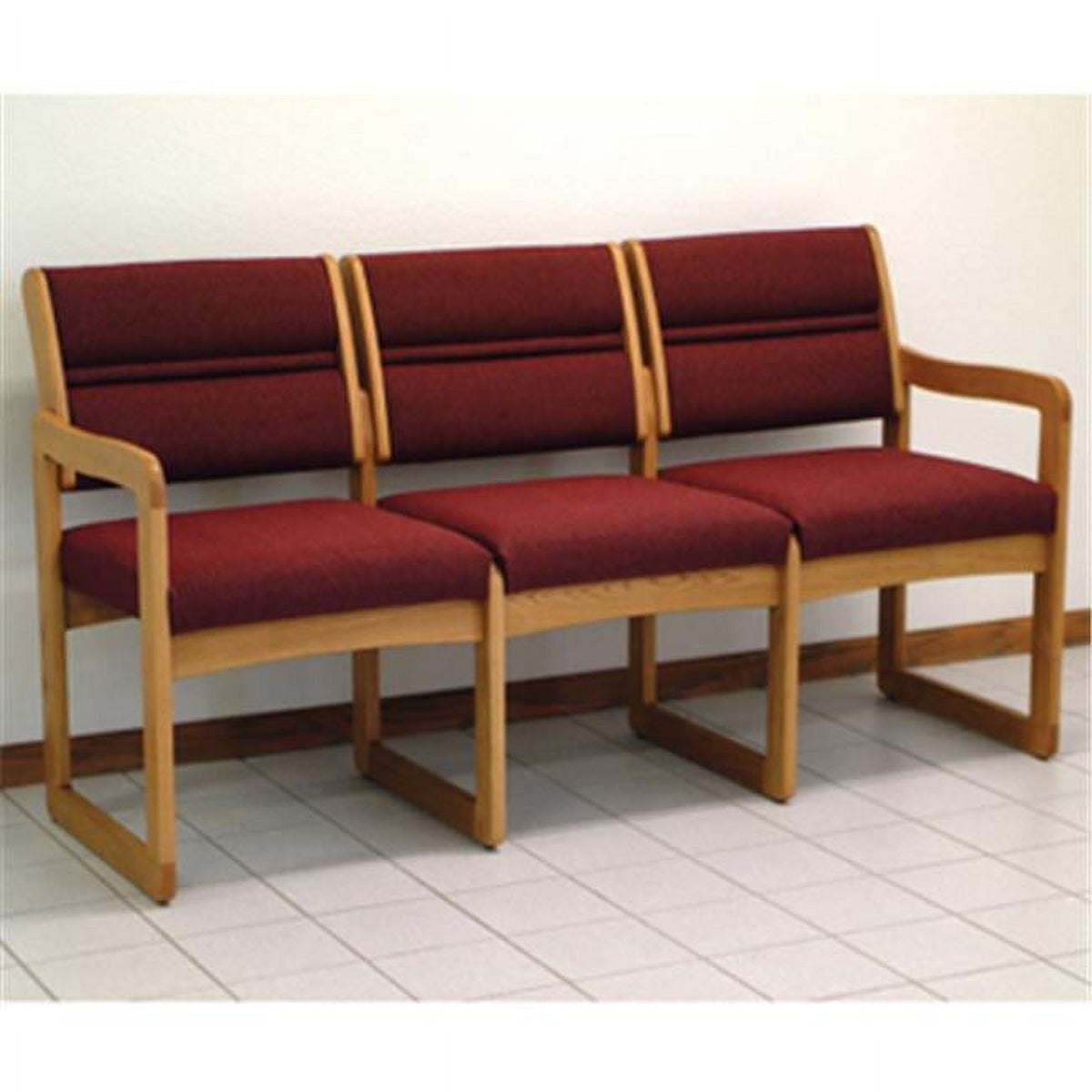 Cabernet Burgundy Three Seat Sofa Y30615