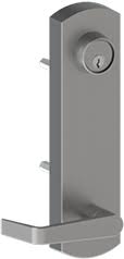 Satin Brass Door Lever Escutcheon P25410