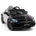 Black Kids Ride on Toy Car with R/C Parental Remote R532446