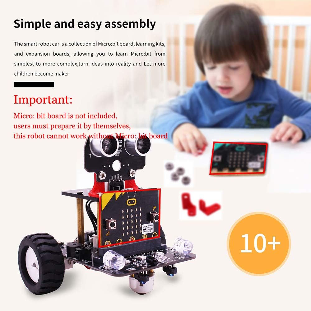 Smart Robot Car with IR and APP for Micro:bit V2/V1.5 I89911