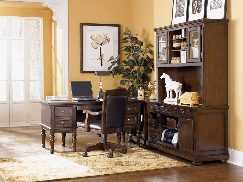 Brown Swivel Desk Chair Y219